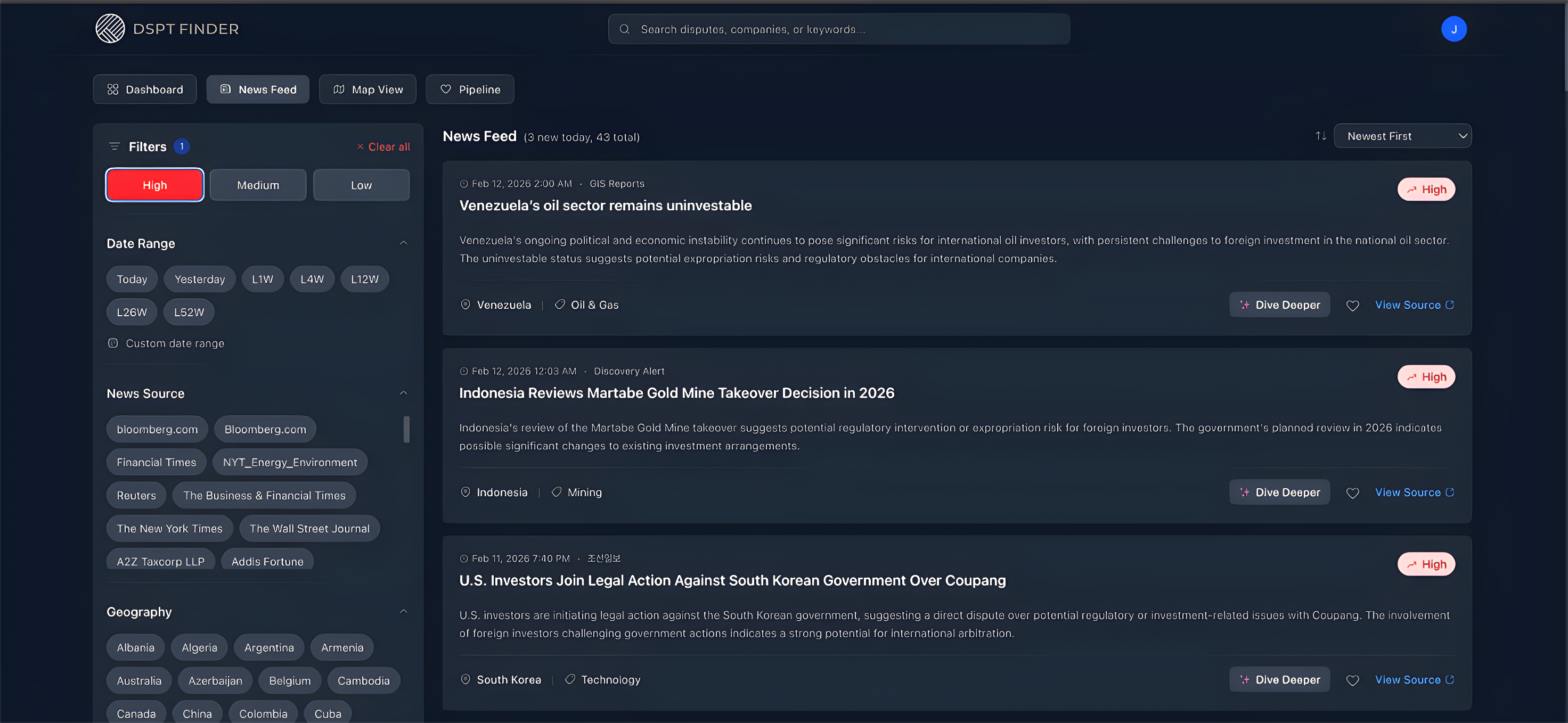 DSPT Finder News Feed